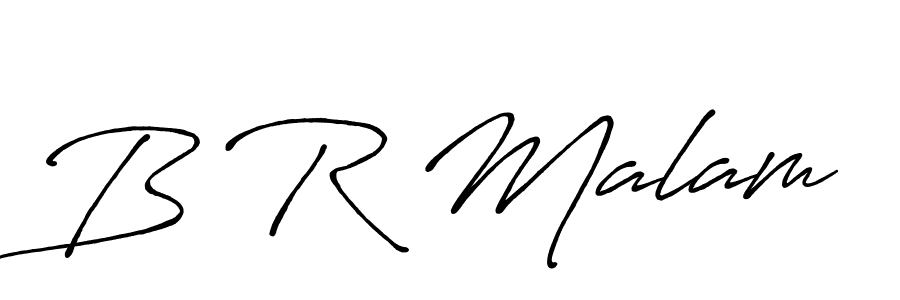 How to make B R Malam signature? Antro_Vectra_Bolder is a professional autograph style. Create handwritten signature for B R Malam name. B R Malam signature style 7 images and pictures png
