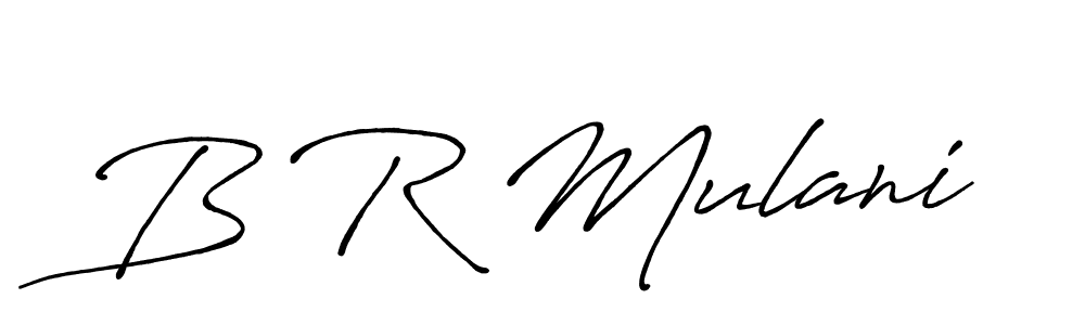It looks lik you need a new signature style for name B R Mulani. Design unique handwritten (Antro_Vectra_Bolder) signature with our free signature maker in just a few clicks. B R Mulani signature style 7 images and pictures png