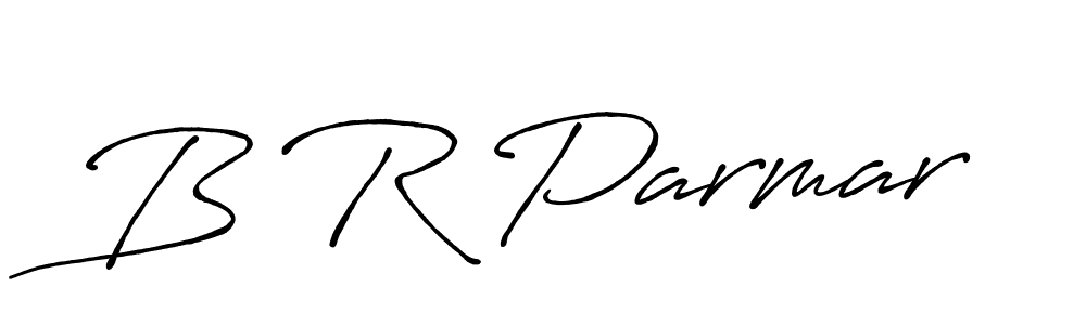 Also we have B R Parmar name is the best signature style. Create professional handwritten signature collection using Antro_Vectra_Bolder autograph style. B R Parmar signature style 7 images and pictures png