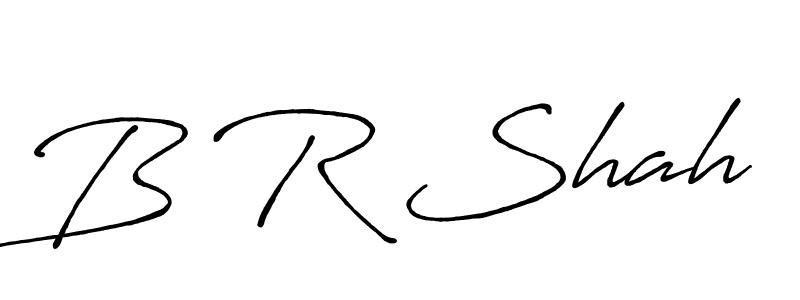 You should practise on your own different ways (Antro_Vectra_Bolder) to write your name (B R Shah) in signature. don't let someone else do it for you. B R Shah signature style 7 images and pictures png
