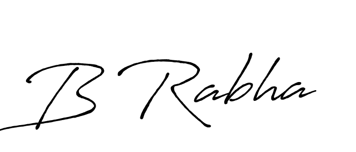 B Rabha stylish signature style. Best Handwritten Sign (Antro_Vectra_Bolder) for my name. Handwritten Signature Collection Ideas for my name B Rabha. B Rabha signature style 7 images and pictures png