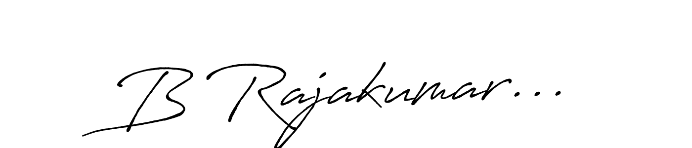 Also we have B Rajakumar... name is the best signature style. Create professional handwritten signature collection using Antro_Vectra_Bolder autograph style. B Rajakumar... signature style 7 images and pictures png