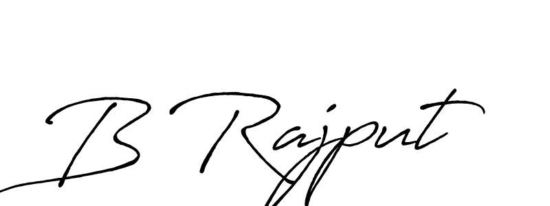 How to make B Rajput name signature. Use Antro_Vectra_Bolder style for creating short signs online. This is the latest handwritten sign. B Rajput signature style 7 images and pictures png
