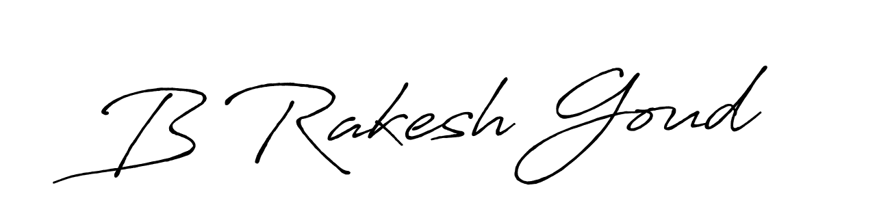 Also we have B Rakesh Goud name is the best signature style. Create professional handwritten signature collection using Antro_Vectra_Bolder autograph style. B Rakesh Goud signature style 7 images and pictures png