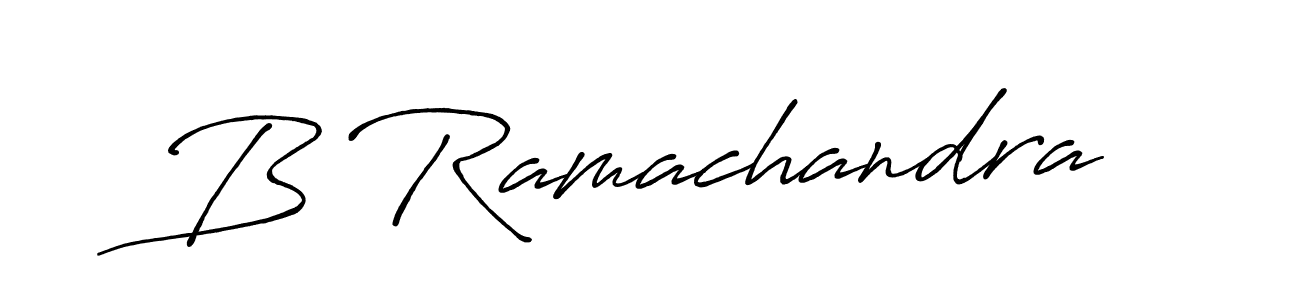 Design your own signature with our free online signature maker. With this signature software, you can create a handwritten (Antro_Vectra_Bolder) signature for name B Ramachandra. B Ramachandra signature style 7 images and pictures png