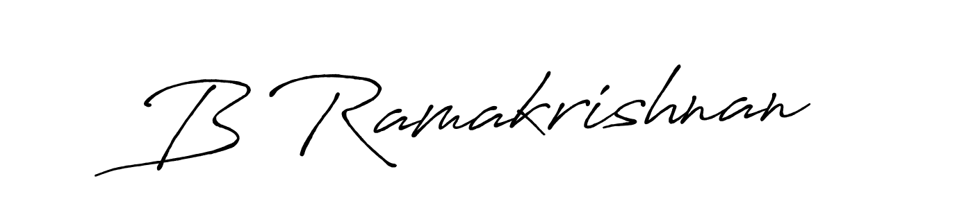 How to make B Ramakrishnan signature? Antro_Vectra_Bolder is a professional autograph style. Create handwritten signature for B Ramakrishnan name. B Ramakrishnan signature style 7 images and pictures png