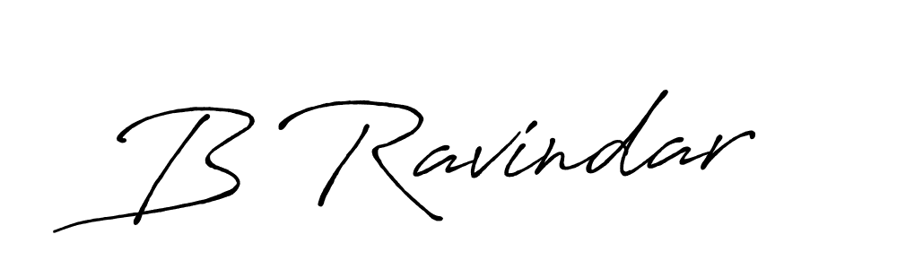 You should practise on your own different ways (Antro_Vectra_Bolder) to write your name (B Ravindar) in signature. don't let someone else do it for you. B Ravindar signature style 7 images and pictures png