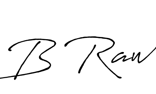 Make a beautiful signature design for name B Raw. With this signature (Antro_Vectra_Bolder) style, you can create a handwritten signature for free. B Raw signature style 7 images and pictures png