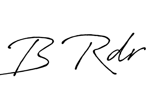 It looks lik you need a new signature style for name B Rdr. Design unique handwritten (Antro_Vectra_Bolder) signature with our free signature maker in just a few clicks. B Rdr signature style 7 images and pictures png