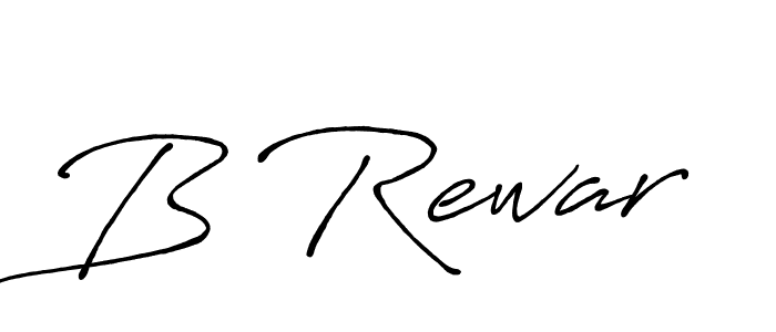 Make a beautiful signature design for name B Rewar. With this signature (Antro_Vectra_Bolder) style, you can create a handwritten signature for free. B Rewar signature style 7 images and pictures png