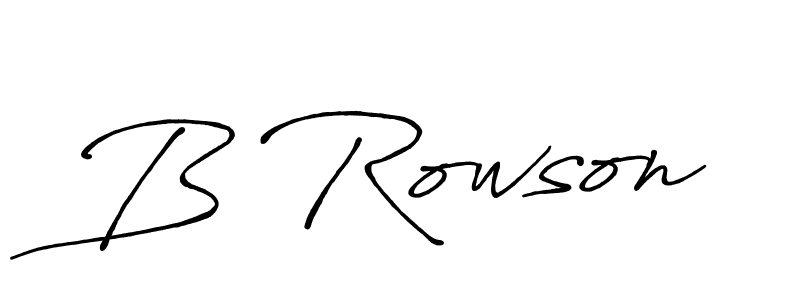 Antro_Vectra_Bolder is a professional signature style that is perfect for those who want to add a touch of class to their signature. It is also a great choice for those who want to make their signature more unique. Get B Rowson name to fancy signature for free. B Rowson signature style 7 images and pictures png