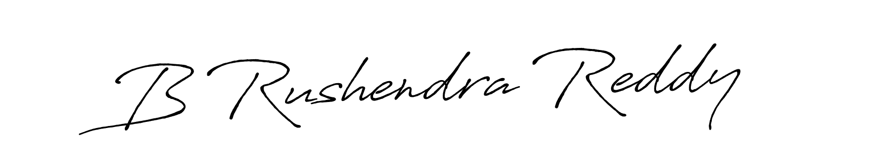It looks lik you need a new signature style for name B Rushendra Reddy. Design unique handwritten (Antro_Vectra_Bolder) signature with our free signature maker in just a few clicks. B Rushendra Reddy signature style 7 images and pictures png
