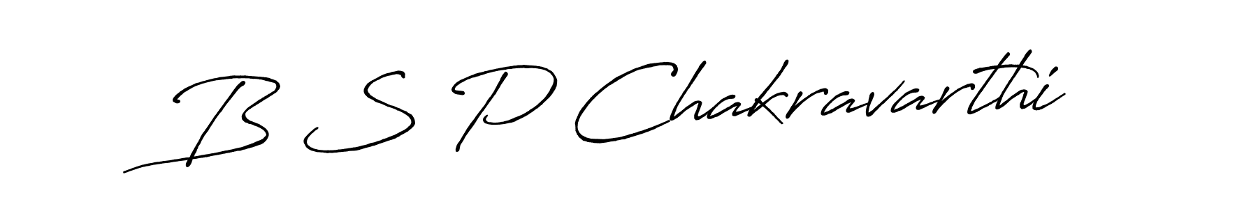 B S P Chakravarthi stylish signature style. Best Handwritten Sign (Antro_Vectra_Bolder) for my name. Handwritten Signature Collection Ideas for my name B S P Chakravarthi. B S P Chakravarthi signature style 7 images and pictures png