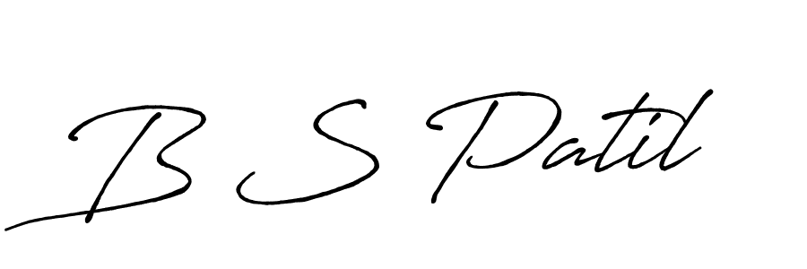 It looks lik you need a new signature style for name B S Patil. Design unique handwritten (Antro_Vectra_Bolder) signature with our free signature maker in just a few clicks. B S Patil signature style 7 images and pictures png