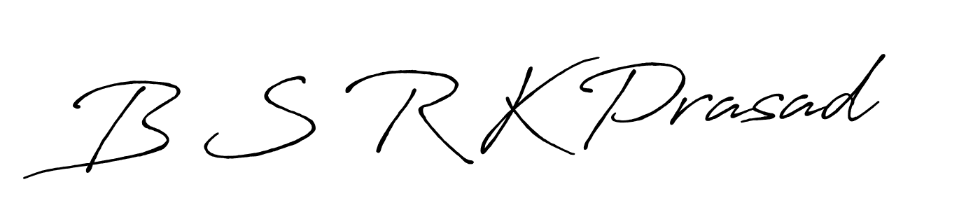 How to make B S R K Prasad signature? Antro_Vectra_Bolder is a professional autograph style. Create handwritten signature for B S R K Prasad name. B S R K Prasad signature style 7 images and pictures png