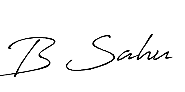 Also You can easily find your signature by using the search form. We will create B Sahu name handwritten signature images for you free of cost using Antro_Vectra_Bolder sign style. B Sahu signature style 7 images and pictures png