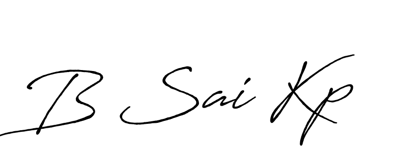 You should practise on your own different ways (Antro_Vectra_Bolder) to write your name (B Sai Kp) in signature. don't let someone else do it for you. B Sai Kp signature style 7 images and pictures png