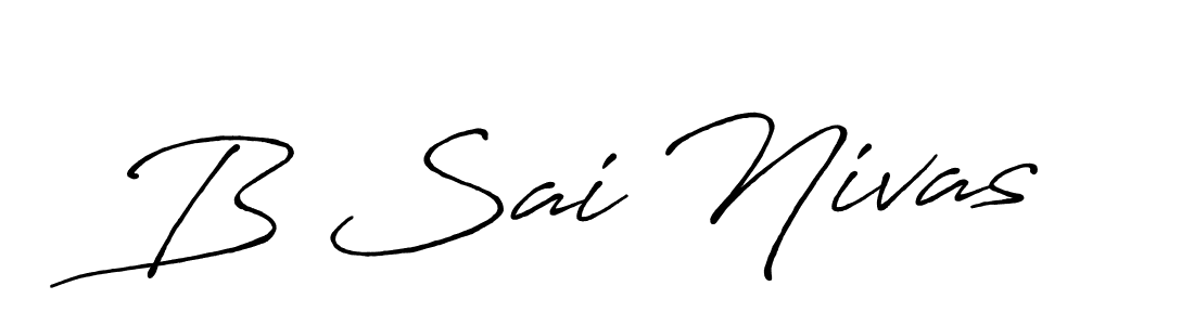 Here are the top 10 professional signature styles for the name B Sai Nivas. These are the best autograph styles you can use for your name. B Sai Nivas signature style 7 images and pictures png