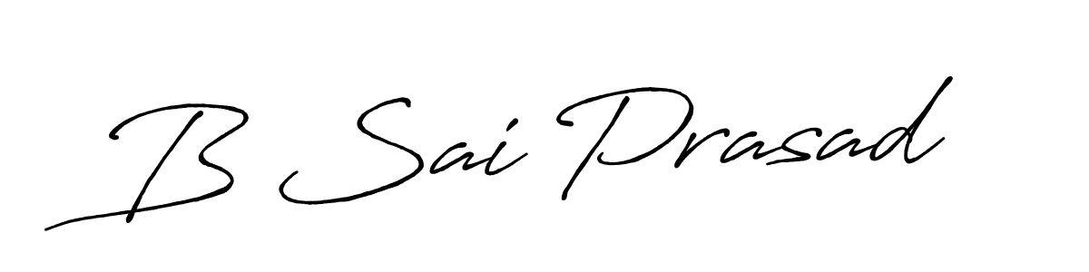 B Sai Prasad stylish signature style. Best Handwritten Sign (Antro_Vectra_Bolder) for my name. Handwritten Signature Collection Ideas for my name B Sai Prasad. B Sai Prasad signature style 7 images and pictures png