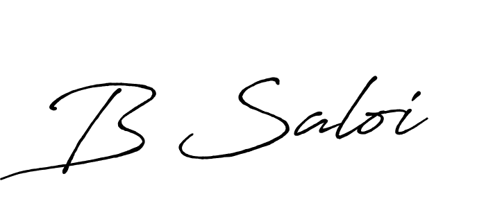 This is the best signature style for the B Saloi name. Also you like these signature font (Antro_Vectra_Bolder). Mix name signature. B Saloi signature style 7 images and pictures png