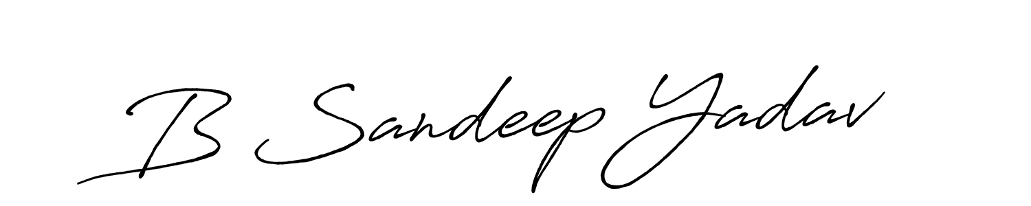 Similarly Antro_Vectra_Bolder is the best handwritten signature design. Signature creator online .You can use it as an online autograph creator for name B Sandeep Yadav. B Sandeep Yadav signature style 7 images and pictures png