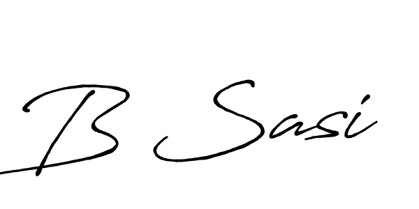 Also we have B Sasi name is the best signature style. Create professional handwritten signature collection using Antro_Vectra_Bolder autograph style. B Sasi signature style 7 images and pictures png
