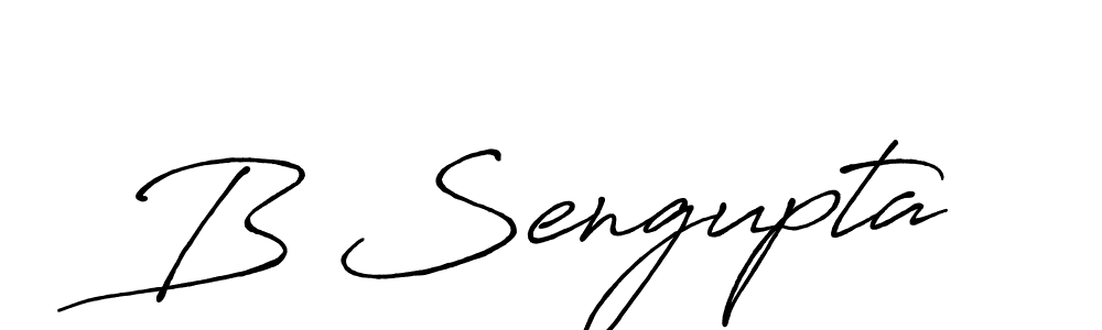 Also we have B Sengupta name is the best signature style. Create professional handwritten signature collection using Antro_Vectra_Bolder autograph style. B Sengupta signature style 7 images and pictures png