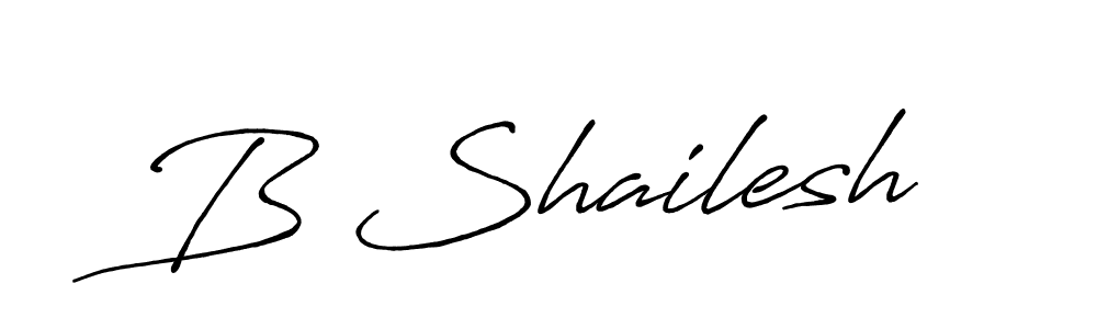 Similarly Antro_Vectra_Bolder is the best handwritten signature design. Signature creator online .You can use it as an online autograph creator for name B Shailesh. B Shailesh signature style 7 images and pictures png