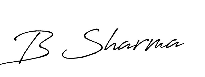 Similarly Antro_Vectra_Bolder is the best handwritten signature design. Signature creator online .You can use it as an online autograph creator for name B Sharma. B Sharma signature style 7 images and pictures png