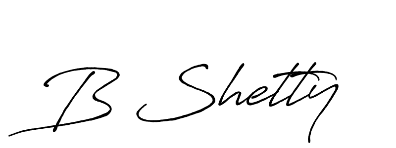 Design your own signature with our free online signature maker. With this signature software, you can create a handwritten (Antro_Vectra_Bolder) signature for name B Shetty. B Shetty signature style 7 images and pictures png