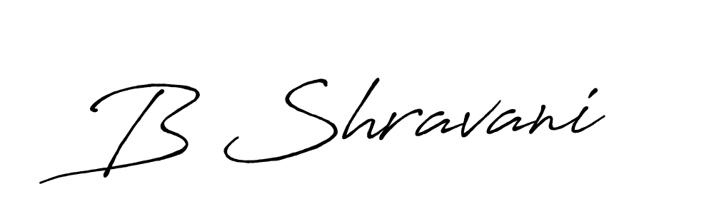 Similarly Antro_Vectra_Bolder is the best handwritten signature design. Signature creator online .You can use it as an online autograph creator for name B Shravani. B Shravani signature style 7 images and pictures png