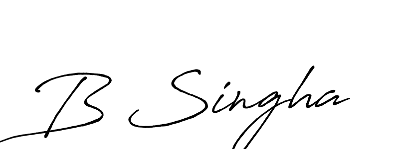 Antro_Vectra_Bolder is a professional signature style that is perfect for those who want to add a touch of class to their signature. It is also a great choice for those who want to make their signature more unique. Get B Singha name to fancy signature for free. B Singha signature style 7 images and pictures png