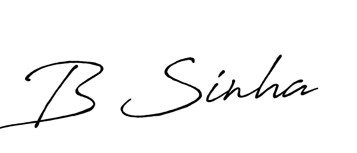 Best and Professional Signature Style for B Sinha. Antro_Vectra_Bolder Best Signature Style Collection. B Sinha signature style 7 images and pictures png
