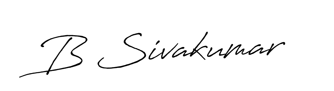 You should practise on your own different ways (Antro_Vectra_Bolder) to write your name (B Sivakumar) in signature. don't let someone else do it for you. B Sivakumar signature style 7 images and pictures png