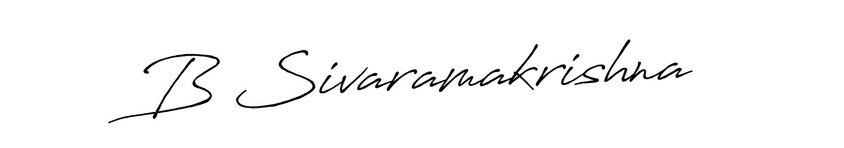 Design your own signature with our free online signature maker. With this signature software, you can create a handwritten (Antro_Vectra_Bolder) signature for name B Sivaramakrishna. B Sivaramakrishna signature style 7 images and pictures png
