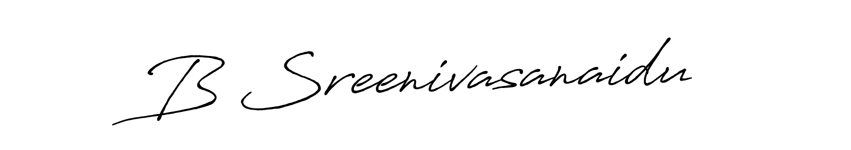 B Sreenivasanaidu stylish signature style. Best Handwritten Sign (Antro_Vectra_Bolder) for my name. Handwritten Signature Collection Ideas for my name B Sreenivasanaidu. B Sreenivasanaidu signature style 7 images and pictures png