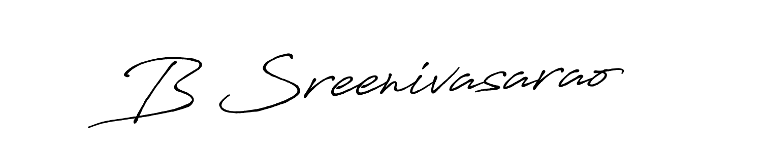 if you are searching for the best signature style for your name B Sreenivasarao. so please give up your signature search. here we have designed multiple signature styles  using Antro_Vectra_Bolder. B Sreenivasarao signature style 7 images and pictures png