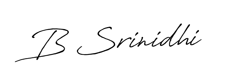 See photos of B Srinidhi official signature by Spectra . Check more albums & portfolios. Read reviews & check more about Antro_Vectra_Bolder font. B Srinidhi signature style 7 images and pictures png