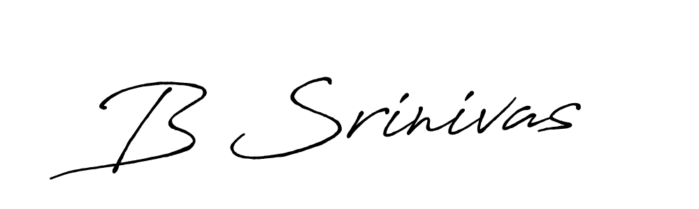 B Srinivas stylish signature style. Best Handwritten Sign (Antro_Vectra_Bolder) for my name. Handwritten Signature Collection Ideas for my name B Srinivas. B Srinivas signature style 7 images and pictures png