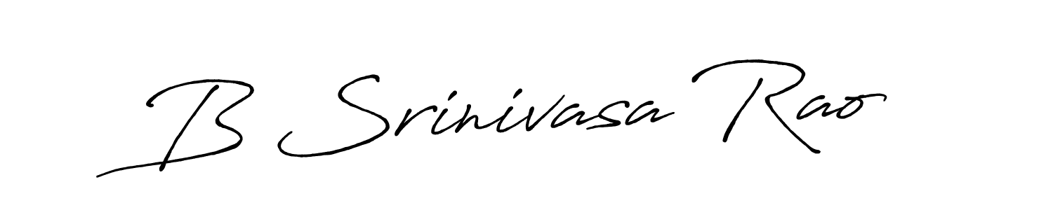 Design your own signature with our free online signature maker. With this signature software, you can create a handwritten (Antro_Vectra_Bolder) signature for name B Srinivasa Rao. B Srinivasa Rao signature style 7 images and pictures png