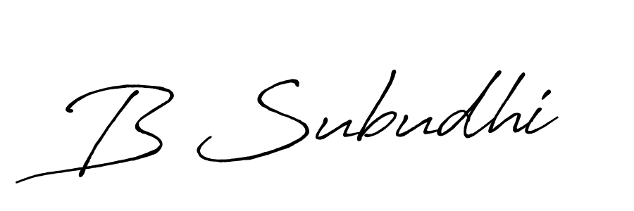 Antro_Vectra_Bolder is a professional signature style that is perfect for those who want to add a touch of class to their signature. It is also a great choice for those who want to make their signature more unique. Get B Subudhi name to fancy signature for free. B Subudhi signature style 7 images and pictures png