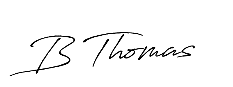 Design your own signature with our free online signature maker. With this signature software, you can create a handwritten (Antro_Vectra_Bolder) signature for name B Thomas. B Thomas signature style 7 images and pictures png
