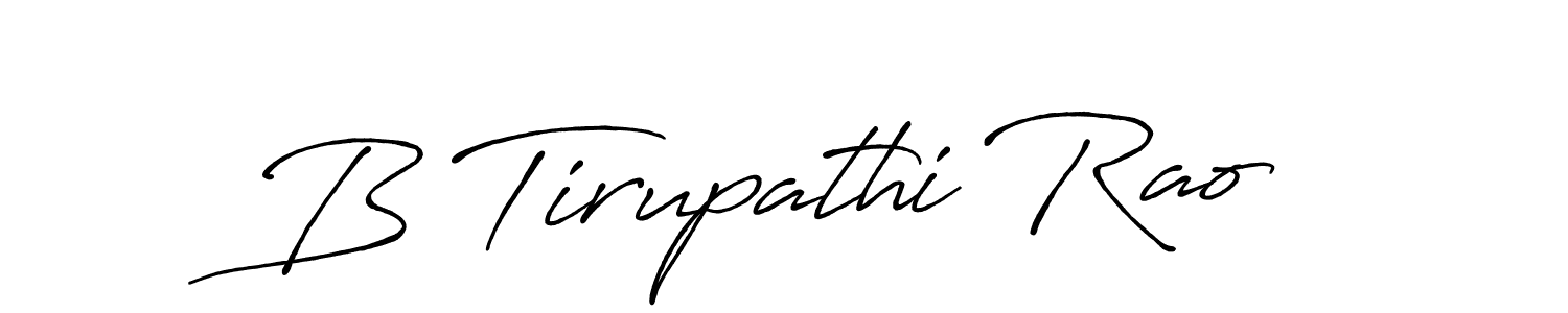 if you are searching for the best signature style for your name B Tirupathi Rao. so please give up your signature search. here we have designed multiple signature styles  using Antro_Vectra_Bolder. B Tirupathi Rao signature style 7 images and pictures png