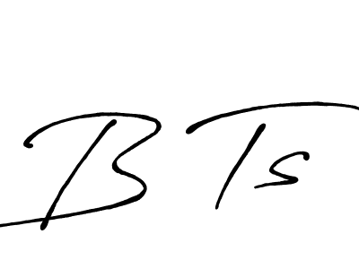 B Ts stylish signature style. Best Handwritten Sign (Antro_Vectra_Bolder) for my name. Handwritten Signature Collection Ideas for my name B Ts. B Ts signature style 7 images and pictures png