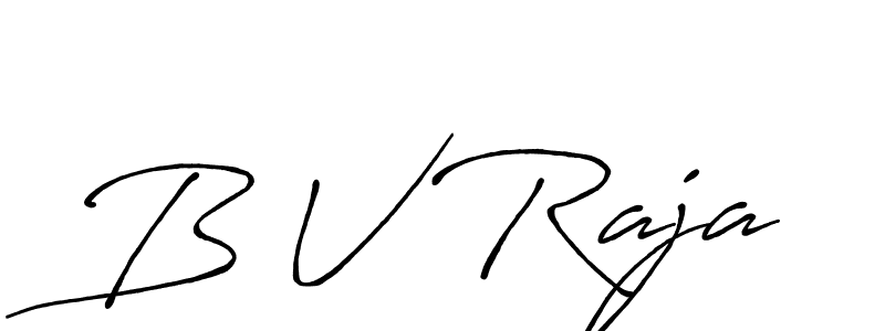 Also we have B V Raja name is the best signature style. Create professional handwritten signature collection using Antro_Vectra_Bolder autograph style. B V Raja signature style 7 images and pictures png