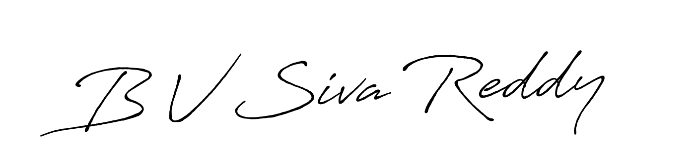 The best way (Antro_Vectra_Bolder) to make a short signature is to pick only two or three words in your name. The name B V Siva Reddy include a total of six letters. For converting this name. B V Siva Reddy signature style 7 images and pictures png