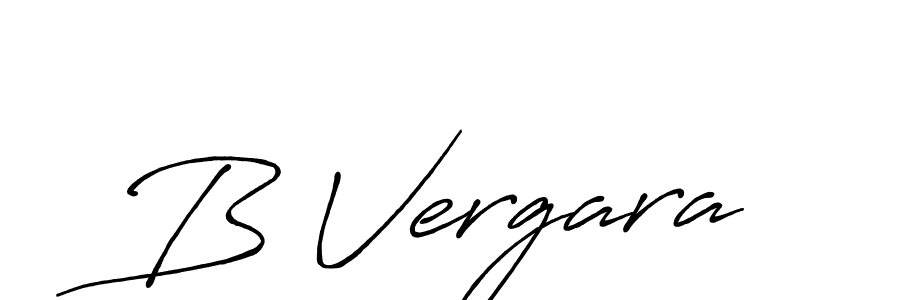 Design your own signature with our free online signature maker. With this signature software, you can create a handwritten (Antro_Vectra_Bolder) signature for name B Vergara. B Vergara signature style 7 images and pictures png