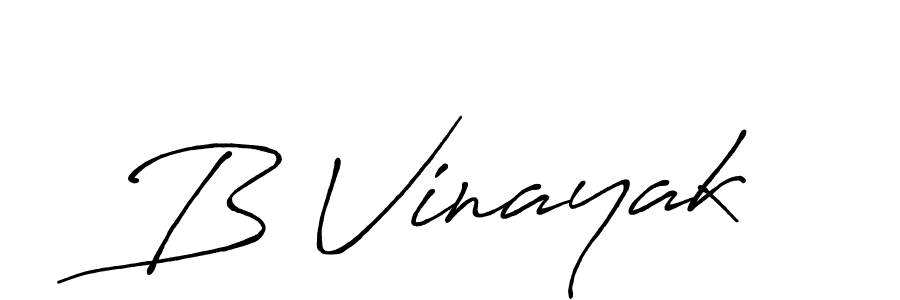 if you are searching for the best signature style for your name B Vinayak. so please give up your signature search. here we have designed multiple signature styles  using Antro_Vectra_Bolder. B Vinayak signature style 7 images and pictures png