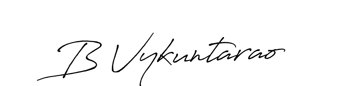 You can use this online signature creator to create a handwritten signature for the name B Vykuntarao. This is the best online autograph maker. B Vykuntarao signature style 7 images and pictures png
