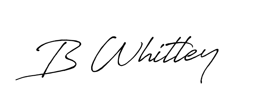 Make a beautiful signature design for name B Whitley. With this signature (Antro_Vectra_Bolder) style, you can create a handwritten signature for free. B Whitley signature style 7 images and pictures png